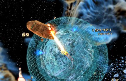 Screenshot aus Super Stardust Ultra VR