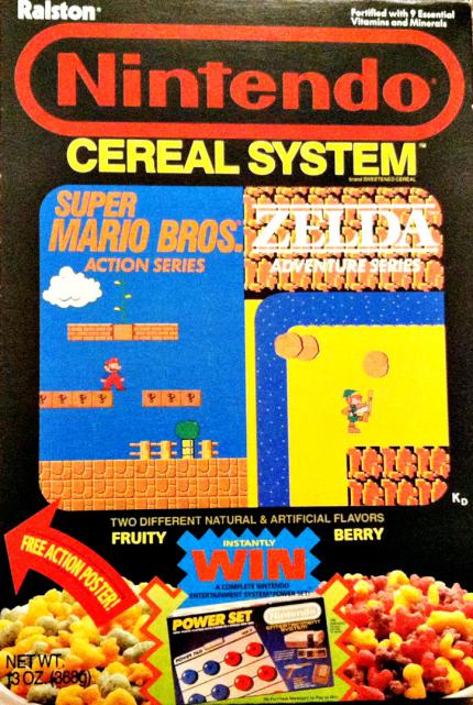 Frühstücksflocken: 
Und das im doppelten Sinn, denn die Flocken, die Nintendo auf den Tisch brachte, sorgten auch für mehr Flocken auf dem Konto des Videospielunternehmens.