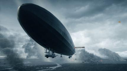 Battlefield 1: Ein riesiges Luftschiff, sie alle mit Bomben zu bewerfen: Wenn der Fahrer nicht weiß was er tut, kommt der Zeppelin ganz schnell wieder auf den Boden der Tatsachen zurück.