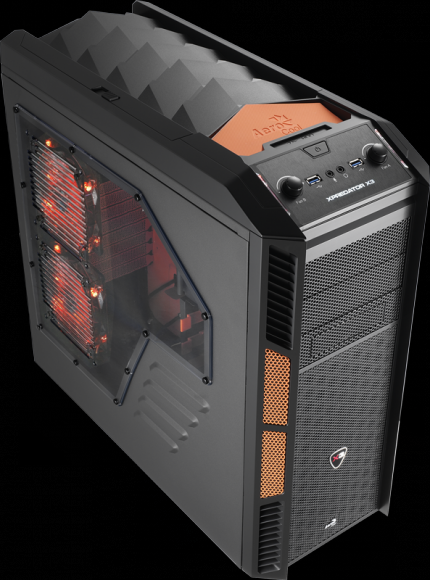 AeroCool XPredator X3 (auch in Schwarz-Rot oder Weiß-Schwarz erhältlich)
