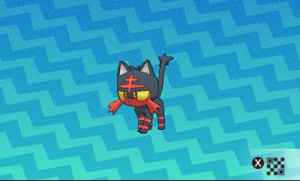 Die Flammenkatze Flamiau, eines der drei Starter-Pokémon.