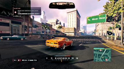 Muscle Car: 
Die Spielwelt ist groß. Gut, dass die vielen Autos ein prima Fahrgefühl erzeugen, vor allem im optionalen Simulationsmodus. (PC)