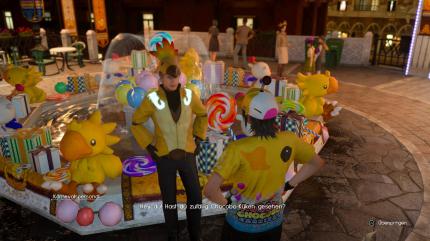 Die Chocobo-Küken tummeln sich in ganz Altissia.