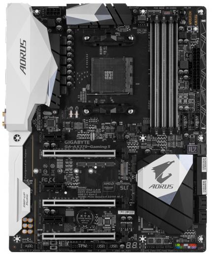 Gigabyte GA-AX370 Gaming 5 Mainbaord für Sockel AM4 und Ryzen.