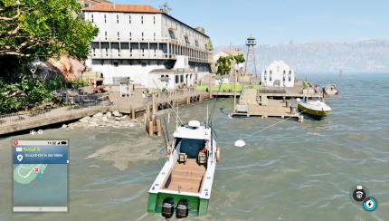 Verdammte Touristen: 
Die Sehenswürdigkeiten in der Bay Area sind schön umgesetzt. Sogar die ehemalige Gefängnisinsel Alcatraz darf man besichtigen. (PS4)