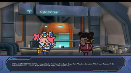 Cassie und Fay sind die Protagonisten des Spiels und sie pflegen häufig einen ziemlich albernen Humor.