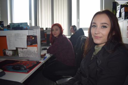 Kristina (vorne), Paula (hinten) und Felix (ganz hinten und auch völlig unwichtig)