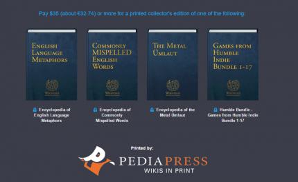 Das Humble 'Wikipedia' Bundle
