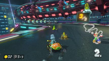 Schon auf der Wii U machte Mario Kart 8 eine sehr gute Figur. Auf der Switch im TV-Modus dank 1080p umso mehr.