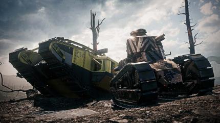 In Battlefield 1 seid ihr mit den Panzern Mark IV und A7V auf den Schlachtfeldern des Ersten Weltkriegs unterwegs.