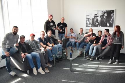 Die getreue Leserschaft der N-Zone und Play4 zu Gast.