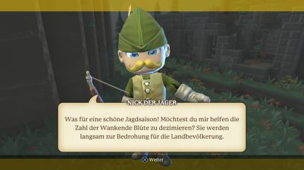 NPCs bitten euch gelegentlich um Hilfe bei einfachen Aufgaben. Da ein Questlog fehlt, verliert man oft den Überblick.