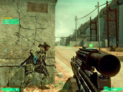Dank des ausgeklügelten Interfaces fiel die Befehlsgebung in Advanced Warfighter 2 sehr leicht. Die lästigen Fehler der KI machten aber auch die beste Kampftaktik häufig zunichte.