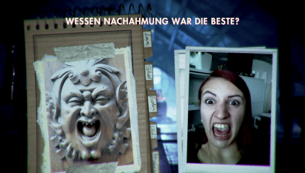 Das Nachahm-Spiel sorgte beim Test für die meisten Lacher.