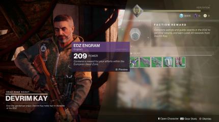 In allen vier Destinationen von Destiny 2 findet ihr einen Händler, bei dem ihr euch ab Level 20 und pro erreichtem Rufrang legendären Loot holen könnt, der mit eurem Lichtlevel skaliert.