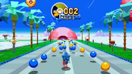 Sonic Mania steuert sich rasiermesserscharf und dank butterweicher 60 Frames pro Sekunde tatsächlich auf den Pixel genau.