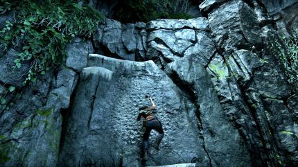 Die in Teil vier neu hinzugekommenen Spielelemente wie der Kletterhaken oder der Enterhaken sind auch in The Lost Legacy wieder dabei und werden intensiv genutzt.