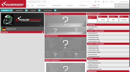 Profil-Einstellungen in RaceRoom Racing Experience.
