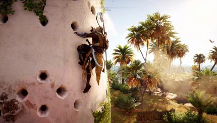 Klettern ist auch in Assassin's Creed Origins ein wichtiger Bestandteil des Spiels, vor allem wenn ihr Aussichtspunkte freischalten wollt.