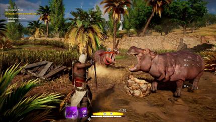 Alle Gegner in AC: Origins besitzen ein Level. Auch die Tiere, die ihr zwecks Crafting jagt!