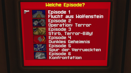 Retro-Abenteuer in Wolfenstein, sucht euch einfach einen passenden Level des klassischen Shooters aus.