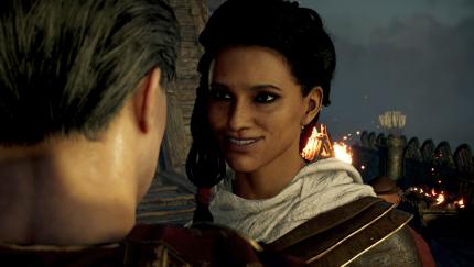 Die sympathisch-energische Aya (rechts) dürfte als Protagonistin des neuen Assassin's Creed-Spiels gesetzt sein.