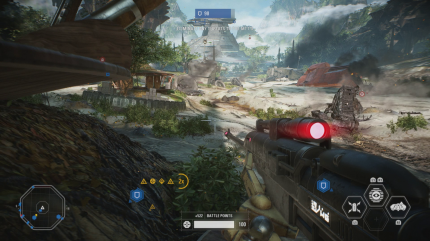 Auf weitläufigen Karten wie Kashyyyk gibt es viele Wege, die nicht auf den ersten Blick offensichtlich sind. Kenntnisse der Umgebung bringen Vorteile.