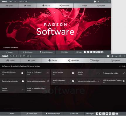Radeon Adrenain-Treibersoftware von AMD
