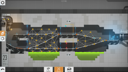 Bridge Constructor Portal vermischt die Features von Bridge Constructor und Portal und macht daraus ein witziges und anspruchsvolles Zeitvertreib-Spiel! (4)