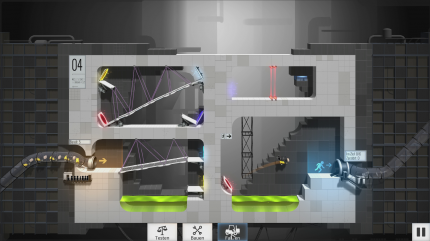 Bridge Constructor Portal vermischt die Features von Bridge Constructor und Portal und macht daraus ein witziges und anspruchsvolles Zeitvertreib-Spiel! (6)