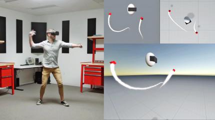 Mit Project Santa Cruz arbeitet Oculus an einer VR-Brille, die komplett ohne externe Sensoren auskommt. Stattdessen erfassen vier Kameras in der Front des Headsets die Lage im Raum sowie die Bewegungen der beiden Controller.<br>
 