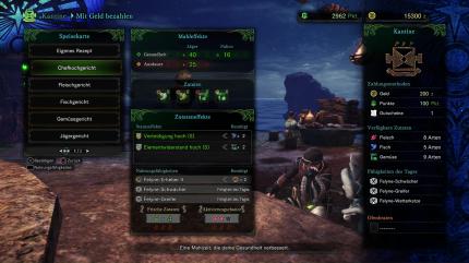 Nix für Anfänger: Monster Hunter World bietet jede Menge Menüs, Features, Items und mehr. Lasst euch davon nicht abschrecken!