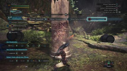 Monster Hunter World - Morph-Axt - Diese Waffe bietet euch eine Mischung aus Schwert und Axtattacken, mit denen ihr euch auch ans Monster hängt.