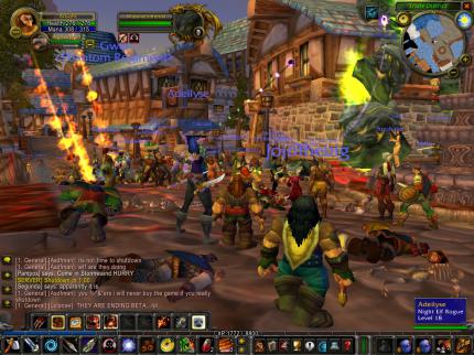 Blizzards Dauerbrenner World of Warcraft (seit 2004) macht das MMO-Genre massentauglich und ändert es vielen Punkten grundlegend. Unser Screenshot stammt von einem Beta-Server kurz vor dem finalen Shutdown.