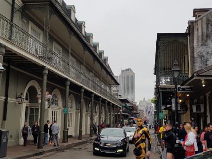 Photobomb von Goldust: New Orleans befand sich tagelang voll im Griff der Fans aus aller Welt.