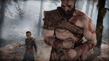 Kratos und sein Sohn Atreus in der 2018er Neuauflage zu God of War.