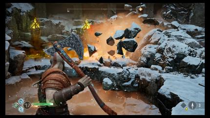 God of War webt immer wieder Umgebungsrätsel und Kopfnüsse in den Spielverlauf ein. Sehr spaßig!