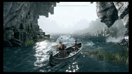 Zwar bietet God of War (2018) keine echte Open-World, doch es gibt dennoch genug Pfade abseits des Story-Weges, die ihr teils per Boot bereist.