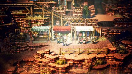 Octopath Traveler setzt auf einen einzigartigen Grafikstil, den die Entwickler HD-2D getauft haben. Name hin oder her, das Ergebnis ist richtig stimmungsvoll.