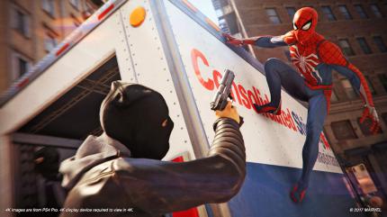 Verbrechen lohnt nicht: Überall in der Stadt warten Zufallsverbrechen wie Raubüberfälle oder Verfolgungsjagden darauf, dass Spider-Man sich einmischt.