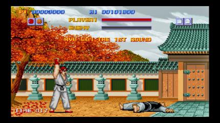 Selbstverständlich ist das originale Street Fighter aus Nostalgiegründen mit dabei, spielerisch zeigt es sich aber etwa so zeitgemäß wie ein Telefon mit Wählscheibe.