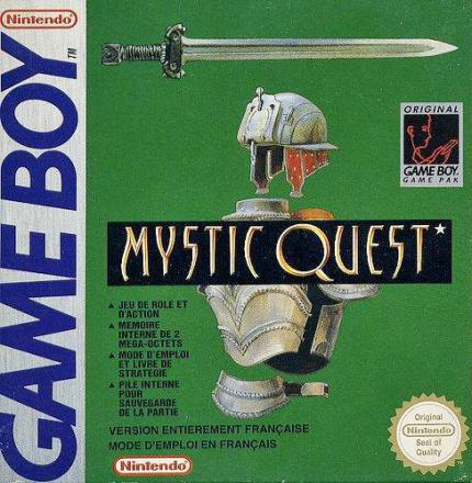 Unscheinbar sah sie aus, die Hülle von Mystic Quest. Nirgendwo ein Hinweis zur Verwandtschaft mit Final Fantasy.