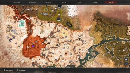 <strong>Conan Exiles </strong>im Test:&nbsp;Hier seht ihr nur einen Ausschnitt der Spielwelt und zahlreiche spannende Orte, über die wir beim Test gestolpert sind.