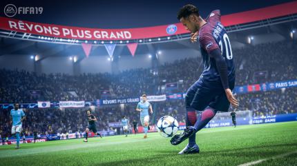 Neymar in FIFA 19. Der Fußballstar erhält einen Auftritt in The Journey: Season 3.