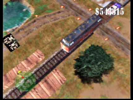Manchmal müsst ihr die Kontrolle über einen Zug übernehmen, um den Weg freizuräumen. Dabei fahrt ihr aber nur vorwärts oder rückwärts.
