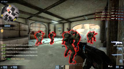 Aimbots unterstützen den Spieler beim Zielen und werden oft mit Sensormodifikationen kombiniert, die Feinde farblich umranden oder hervorheben.&nbsp;