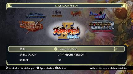 Auswahlbildschirm des Capcop Beat Em Up Bundles