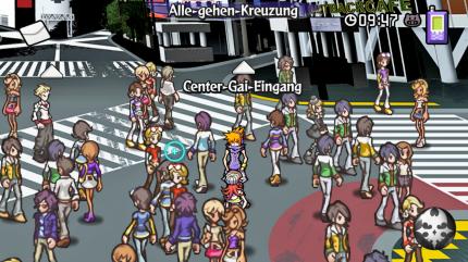 Das digitale Shibuya ist bunt, belebt und vermittelt den japanischen Zeitgeist. Wichtige Figuren stechen aus der Masse hervor.