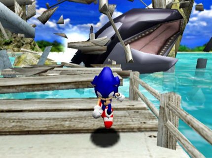 Das Gameplay der Adventure-Teile unterschied sich aufgrund der drei-<br> dimensionalen Welten stark von den zweidimensionalen Vorgängern.