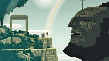 Sword &amp; Sworcery mag noch so toll aussehen – mit alten Spielen hat das Adventure praktisch nichts gemein.